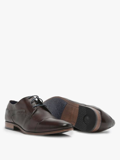 Chaussures De Ville En Cuir Bugatti Marron men 31142010 vue secondaire 3