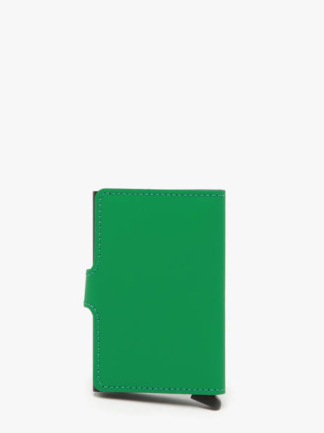 Porte-cartes Matte Cuir Secrid Vert matte MM vue secondaire 3