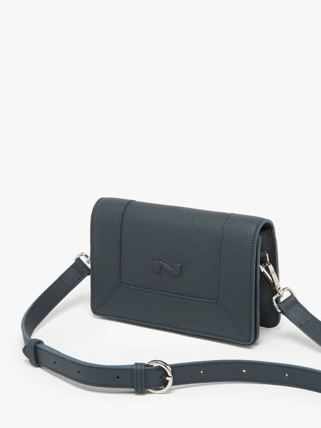 Leather Maastricht Crossbody Bag Nathan baume Blue mondrian 4 other view 2