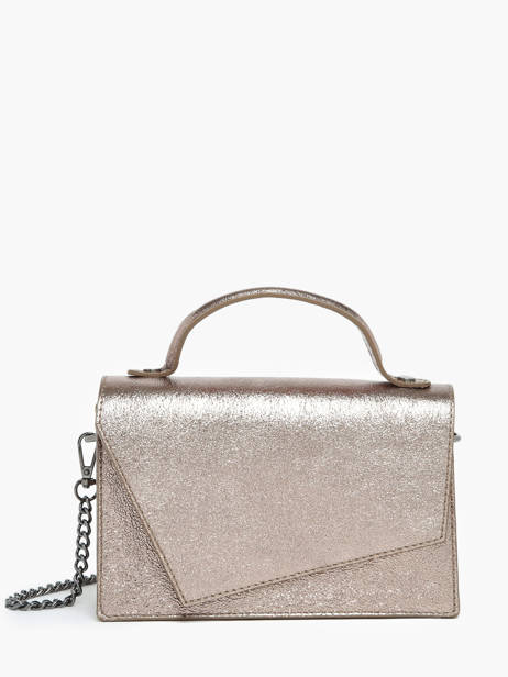 Sac Bandoulière Nine Cuir Milano Gris nine NI23111