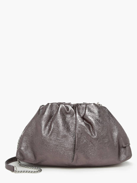 Sac Bandoulière Nine Cuir Milano Gris nine NI23112