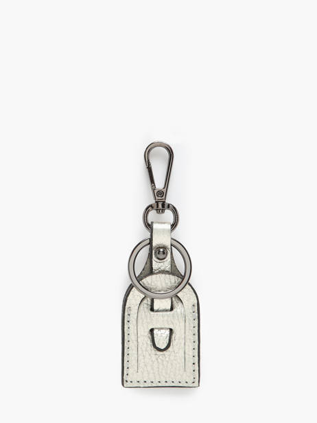 Porte-clefs Caviar Cuir Milano Argent caviar CA23119