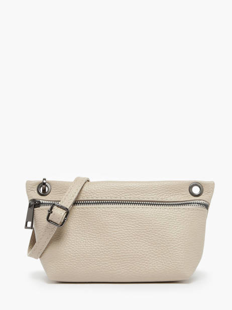 Sac Bandoulière Caviar Cuir Milano Beige caviar CA23116