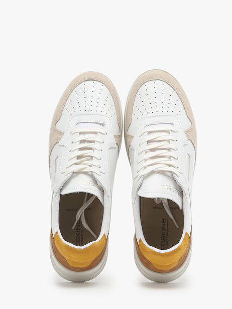 Sneakers En Cuir Redskins Blanc men TOSCAN vue secondaire 2