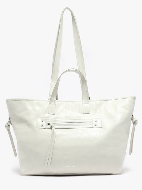 Sac Porté Main Jess Cuir Great by sandie Blanc jess AMA