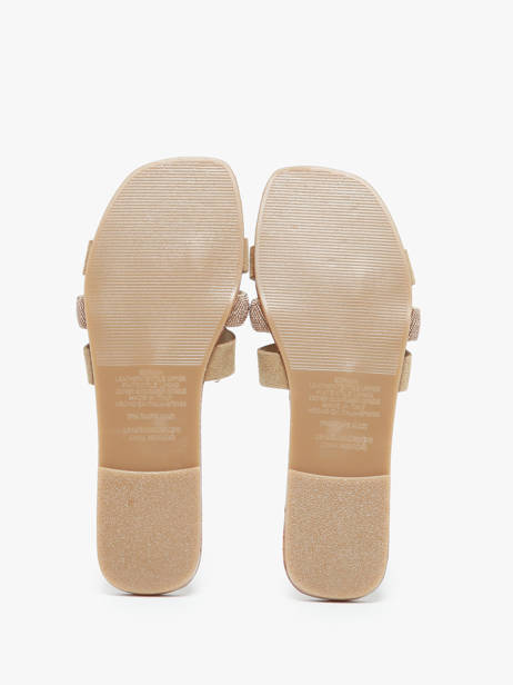 Slippers Edriah In Leather Steve madden Beige women 11002559 other view 4