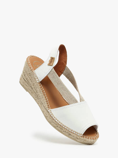 Espadrilles En Cuir Toni pons Blanc women P vue secondaire 1