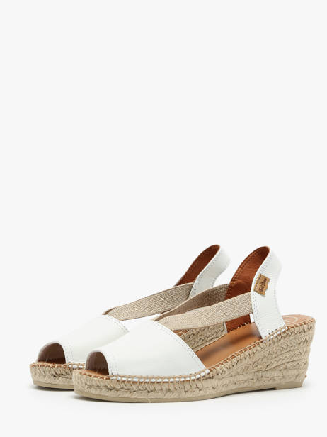 Espadrilles En Cuir Toni pons Blanc women P vue secondaire 3