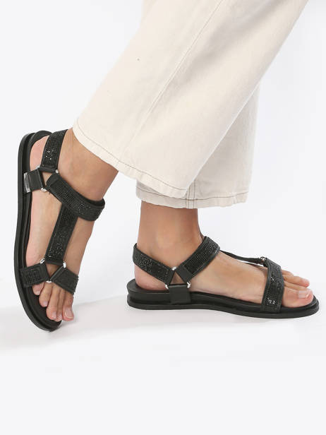 Sandales En Cuir Les tropeziennes Noir women CASPY vue secondaire 2