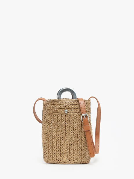 Crossbody Bag L'atelier Du Crochet Le voyage en panier Beige l'atelier du crochet AM776
