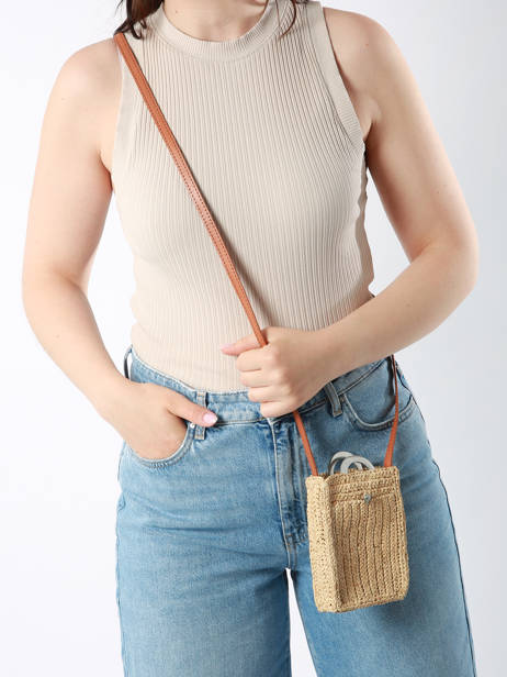 Crossbody Bag L'atelier Du Crochet Le voyage en panier Beige l'atelier du crochet AM776 other view 2