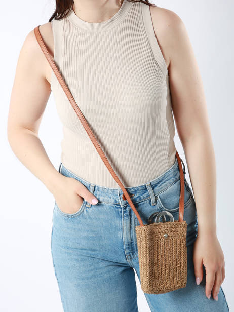 Crossbody Bag L'atelier Du Crochet Le voyage en panier Beige l'atelier du crochet AM776 other view 1