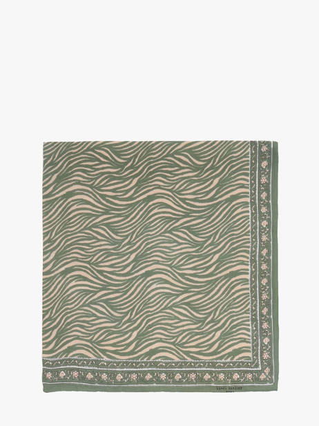 Foulard Bindi atelier Vert zebra Z