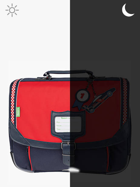 1 Compartment Satchel Tann's Red les fantaisies g 35125 other view 5