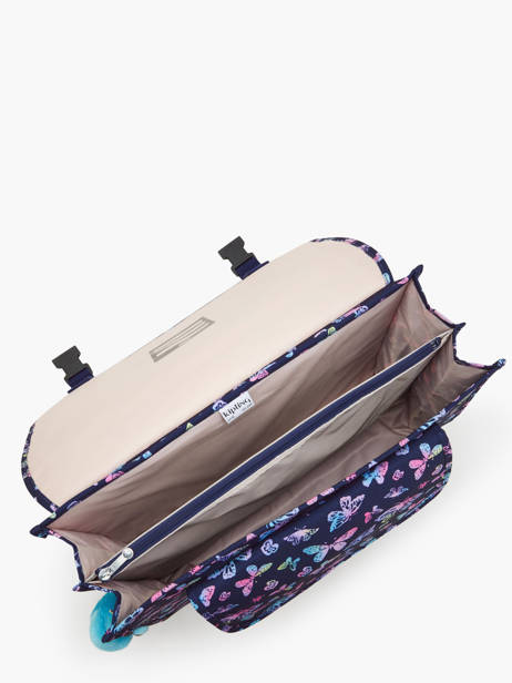 2-compartment Preppy Satchel Kipling Blue back to school KI6543 other view 3