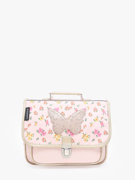 Cartable 1 Compartiment Caramel et cie Rose boheme FI