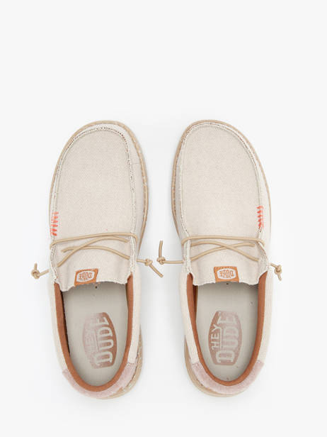 Moccasins Wally Coastline Jute Hey dude Beige men 40952 other view 3