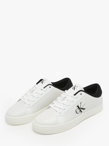 Sneakers En Cuir Calvin klein jeans Blanc men 8640GT vue secondaire 1