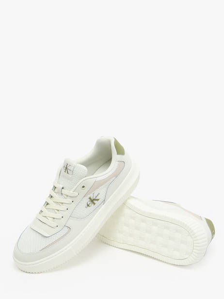 Sneakers En Cuir Calvin klein jeans Blanc men 8960K7 vue secondaire 2