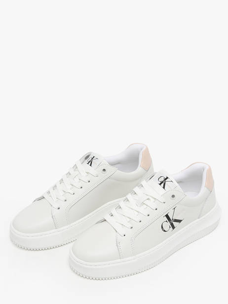 Sneakers En Cuir Calvin klein jeans Blanc women 8230LA vue secondaire 2