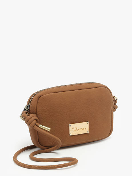 Sac Bandoulière S Muscari Woomen Marron muscari WMUS11 vue secondaire 2