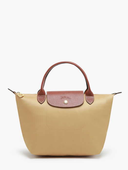 Longchamp Le pliage original Sacs porté main Beige