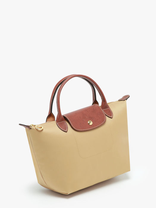 Longchamp Le pliage original Sacs porté main Beige