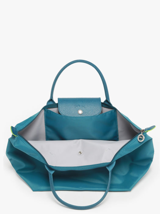 Longchamp Le pliage green Sacs porté main Bleu