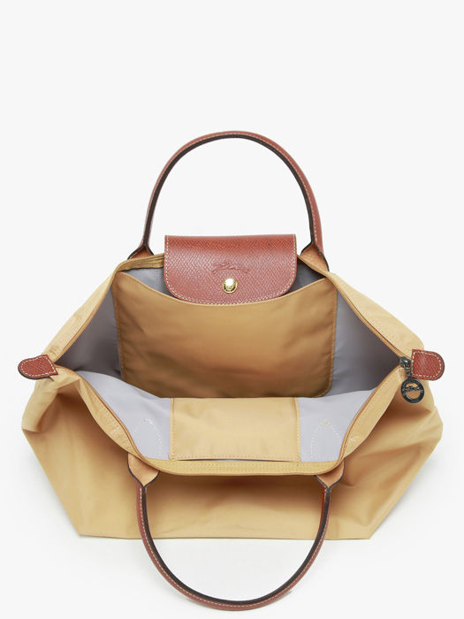 Longchamp Le pliage original Sacs porté main Beige