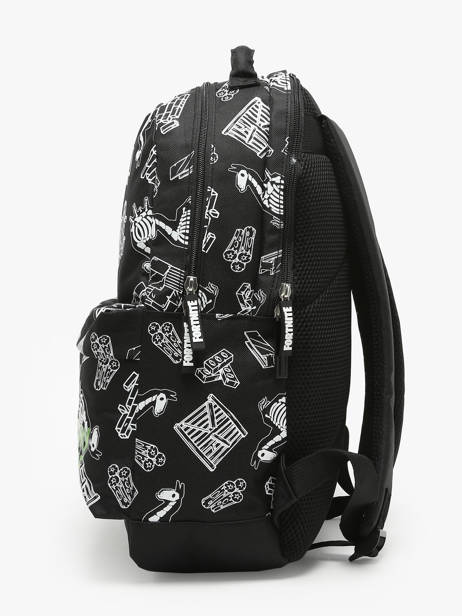 Sac à Dos 2 Compartiments Fortnite Noir gamer 227Z204D vue secondaire 2