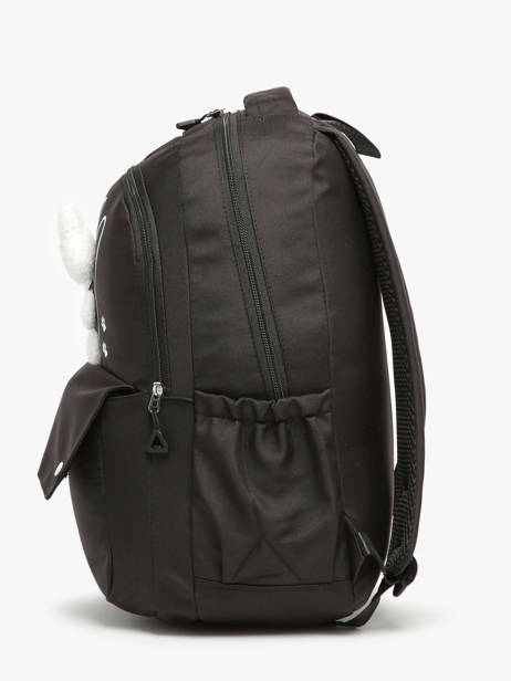 Sac à Dos 2 Compartiments Miniprix Noir backpack 6235 vue secondaire 2