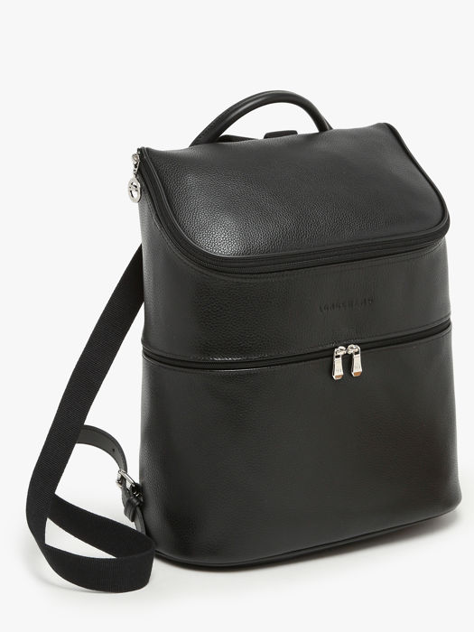 Longchamp Le foulonné Backpack Black