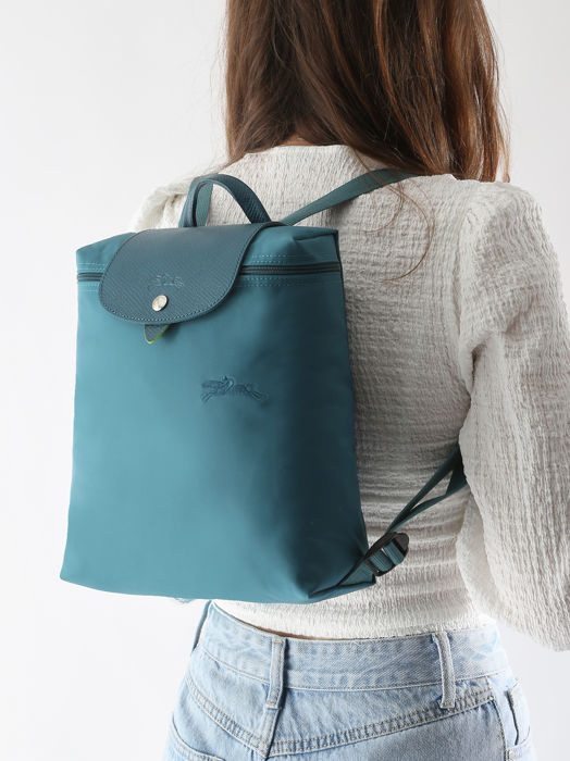 Longchamp Le pliage green Sac à dos Bleu