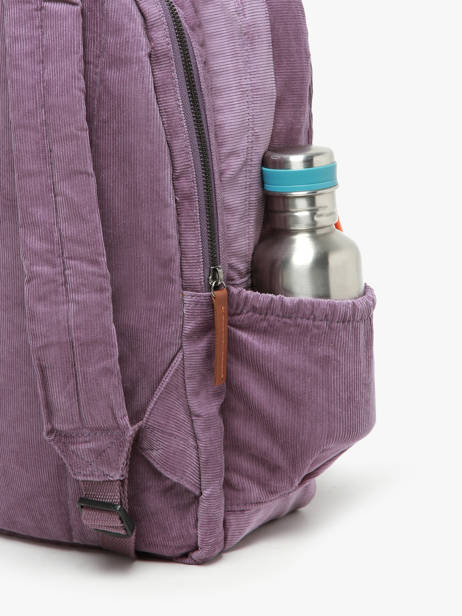 2-compartment Backpack Basilic pepper Violet delhi BDEH02 other view 2