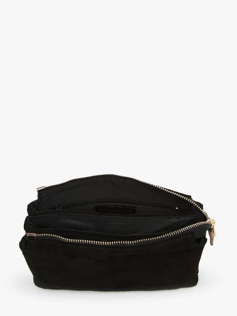 Sac Bandoulière Velvet Cuir Milano Noir velvet VE24061 vue secondaire 3