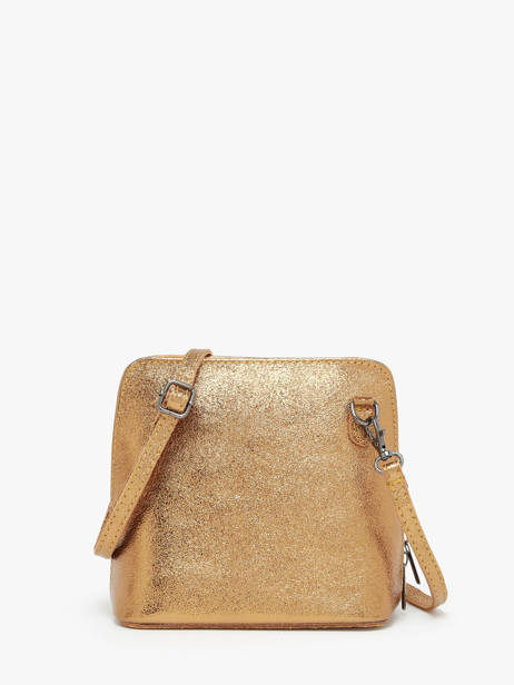 Sac Bandoulière Nine Cuir Milano Or nine NI23117N