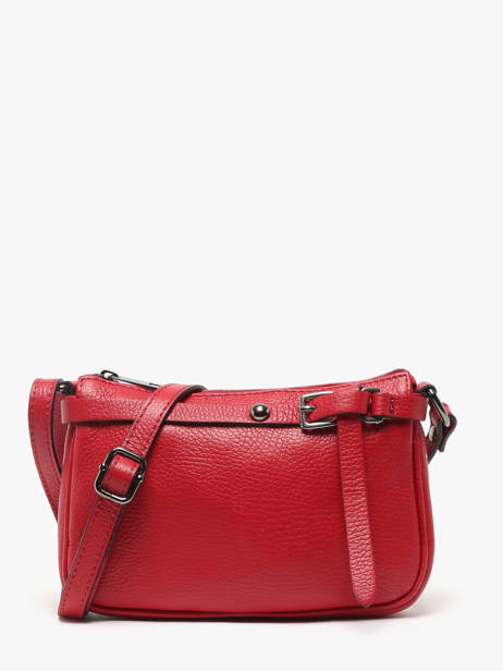 Sac Bandoulière Caviar Cuir Milano Rouge caviar G1421N