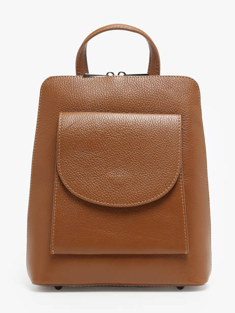 Sac à Dos Et épaule Milano Marron caviar CA240615