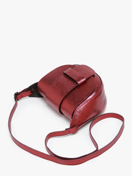 Sac Bandoulière Nine Milano Rouge nine NI24064 vue secondaire 2