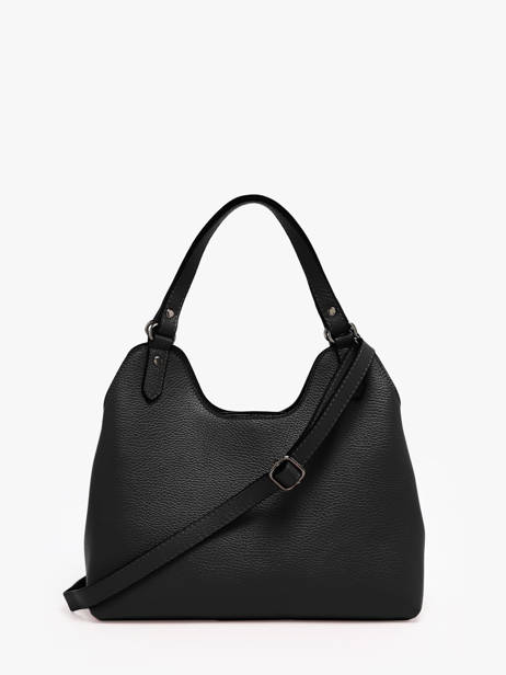 Sac à Main Caviar Cuir Milano Noir caviar CA24067 vue secondaire 4