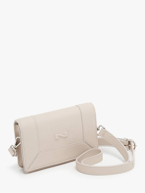 Leather Maastricht Crossbody Bag Nathan baume Beige mondrian 4 other view 2