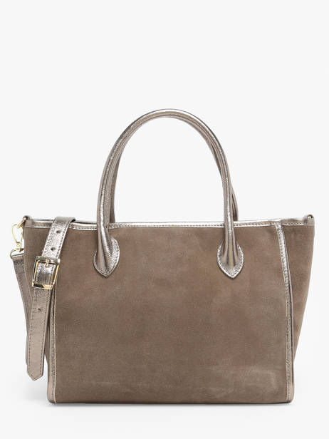 Sac à Main Velvet Cuir Milano Beige velvet VE24062