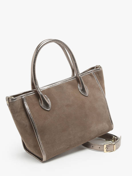 Sac à Main Velvet Cuir Milano Beige velvet VE24062 vue secondaire 2