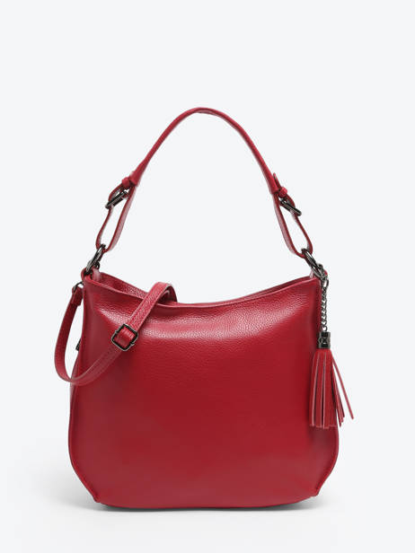 Sac Porté épaule Caviar Cuir Milano Rouge caviar CA24068