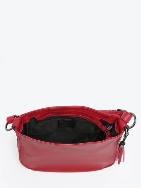 Sac Porté épaule Caviar Cuir Milano Rouge caviar CA24068 vue secondaire 3