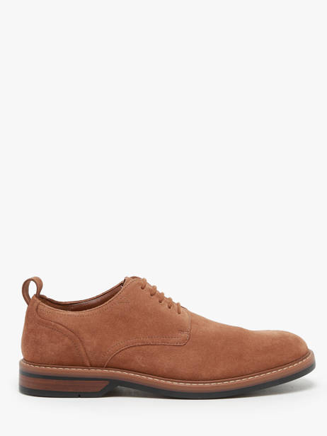 Chaussures De Ville Aldwin Lace En Cuir Clarks Marron men 26178426