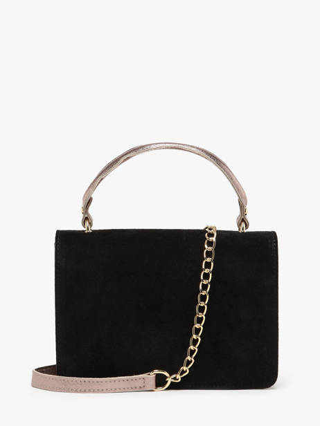 Sac à Main Velvet Cuir Milano Noir velvet VE21061G vue secondaire 4