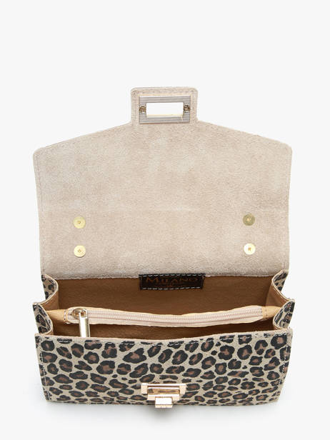 Sac Bandoulière Velvet Leopardo Cuir Milano Multicolore velvet leopardo VL21121 vue secondaire 3