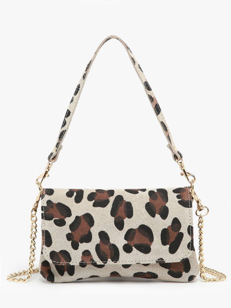 Sac Bandoulière Velvet Leopardo Cuir Milano Multicolore velvet leopardo VL24063