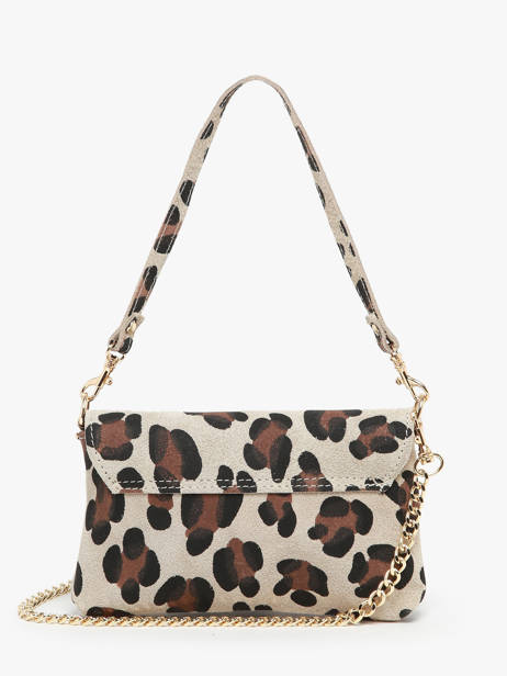 Sac Bandoulière Velvet Leopardo Cuir Milano Multicolore velvet leopardo VL24063 vue secondaire 4